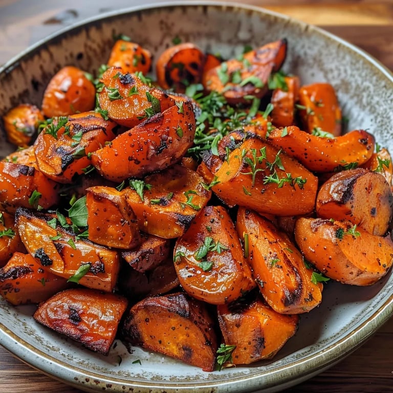 Roasted Sweet Potatoes & Carrots