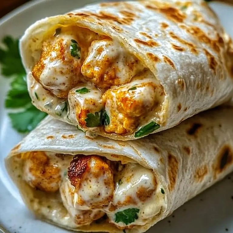 Cheesy Garlic Chicken Wraps – The Ultimate Flavor Explosion!