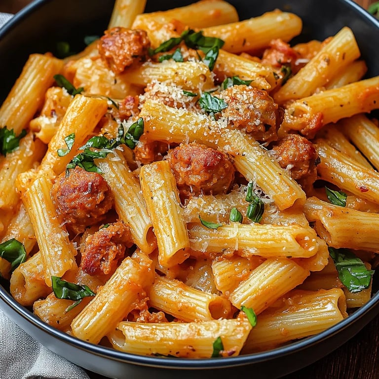 Cremige Cajun-Wurst-Pasta