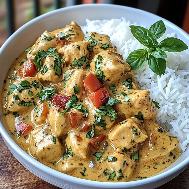 <p>Poulet au Basilic avec Sauce Curry Coco : Une Recette Incroyable Ultime</p>