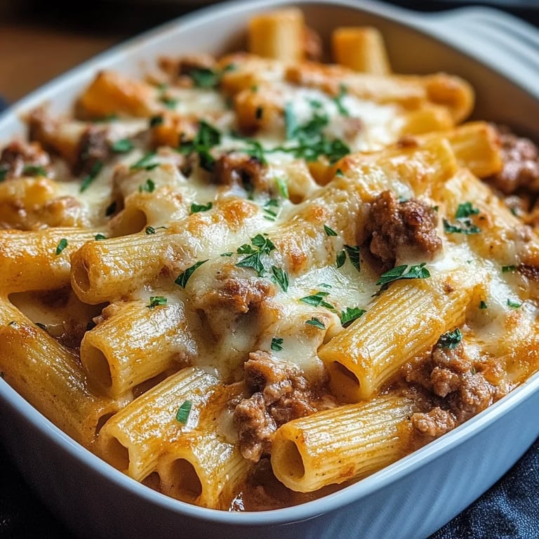 Creamy Parmesan Beef Rigatoni: The Ultimate Amazing Recipe