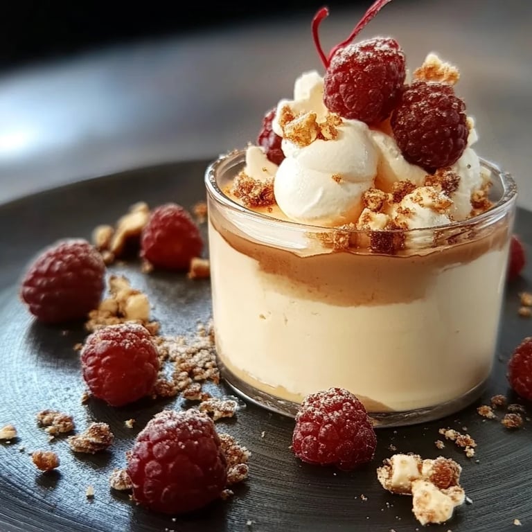 Gesalzene Karamell-Cheesecake-Mousse