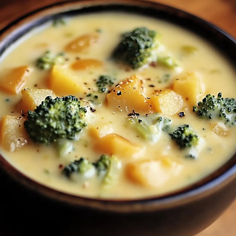 Broccoli Potato Cheese Soup