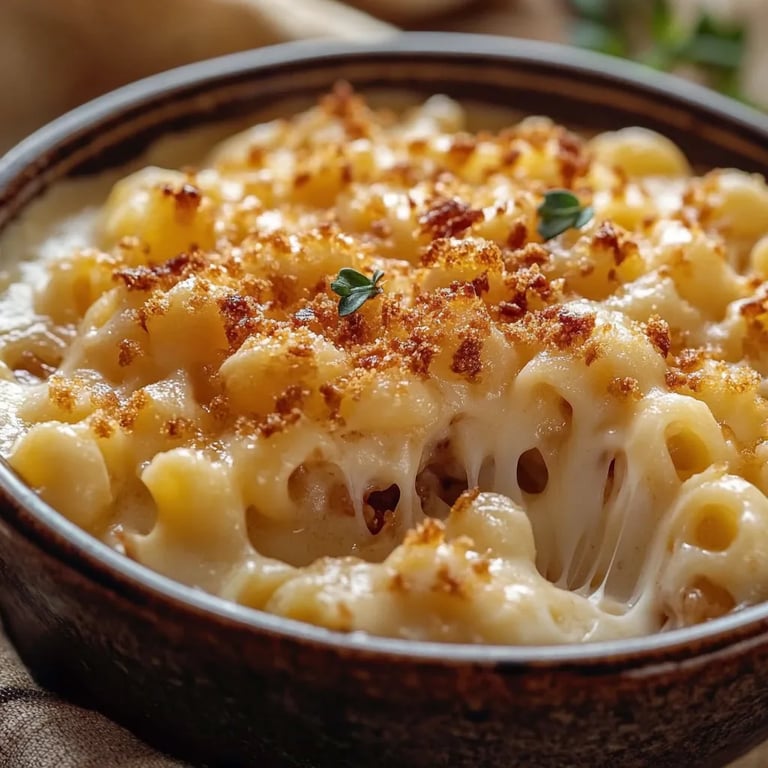 French Onion Soup Mac & Cheese