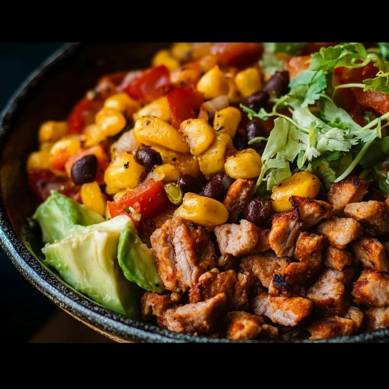 Süßkartoffel Bowl mexikanischer Art