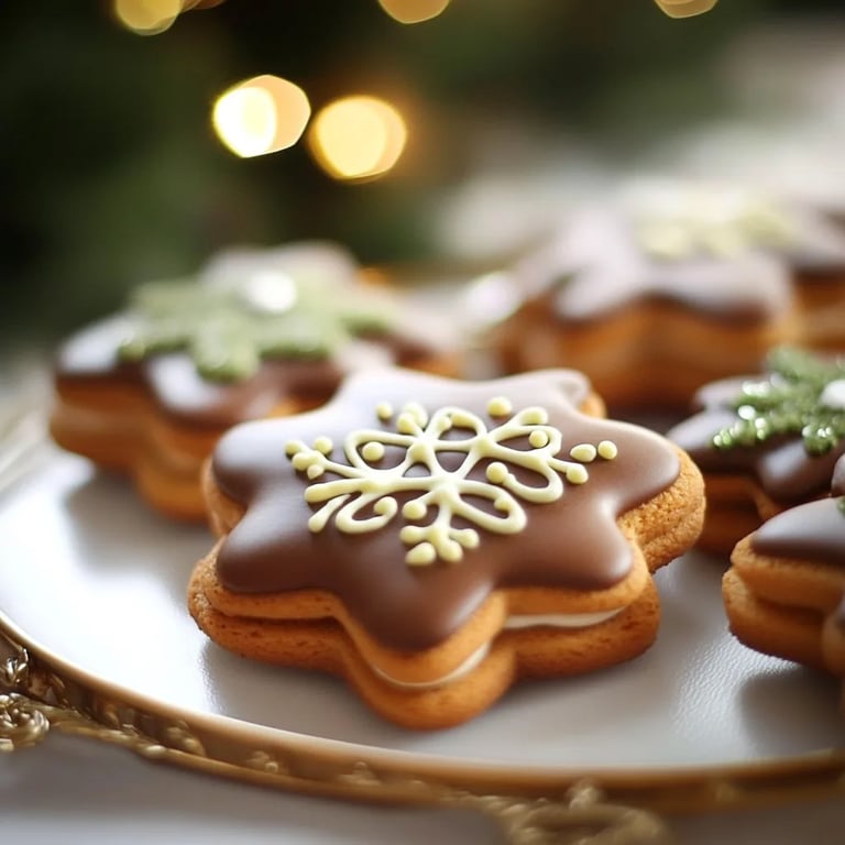 Mozartplätzchen als Weihnachtsplätzchen