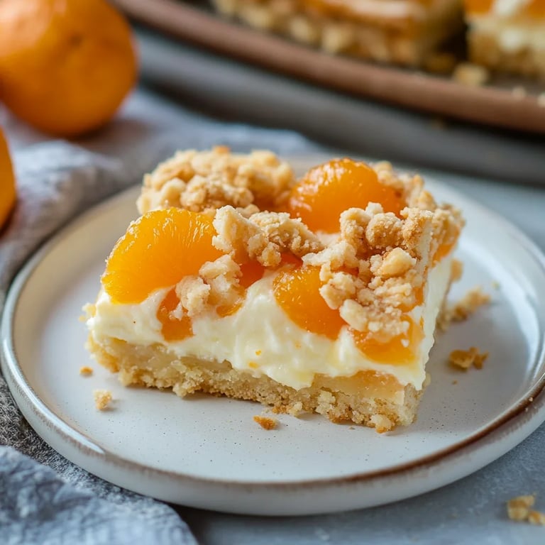 Omas Quark Streuselkuchen mit Mandarinen