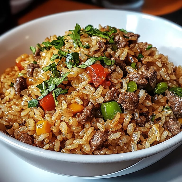 Smutsigt ris med nötfärs: Ett underbart ultimata recept för 4 personer