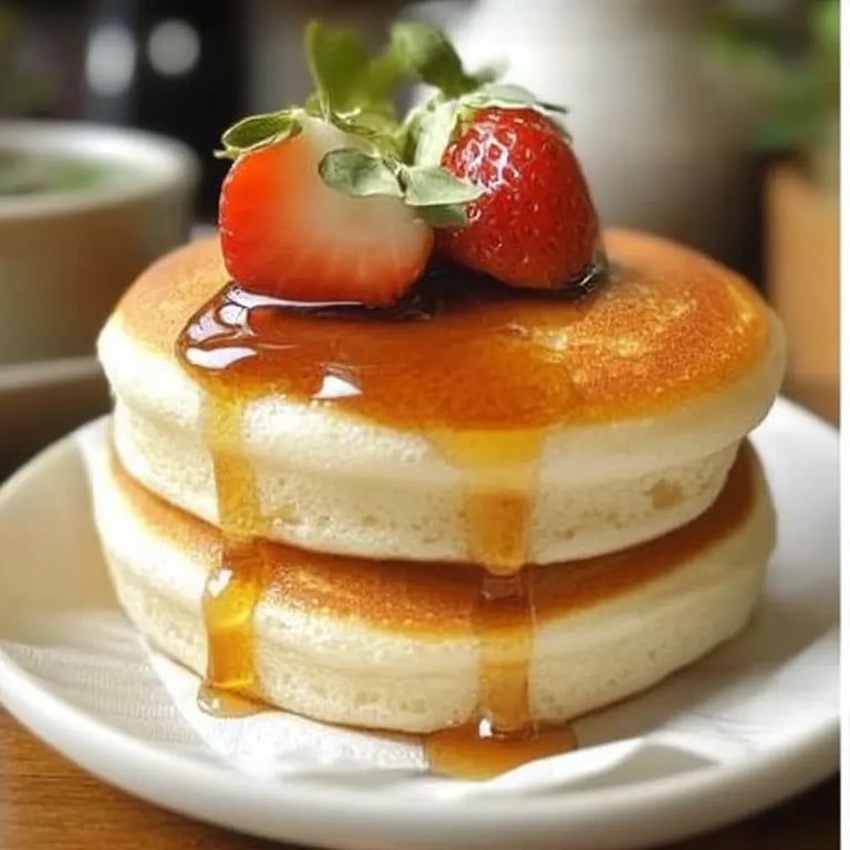 Fluffige Japanische Soufflé-Pfannkuchen