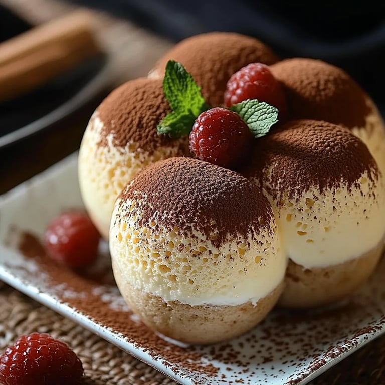 Kleine Tiramisu-Kugeln