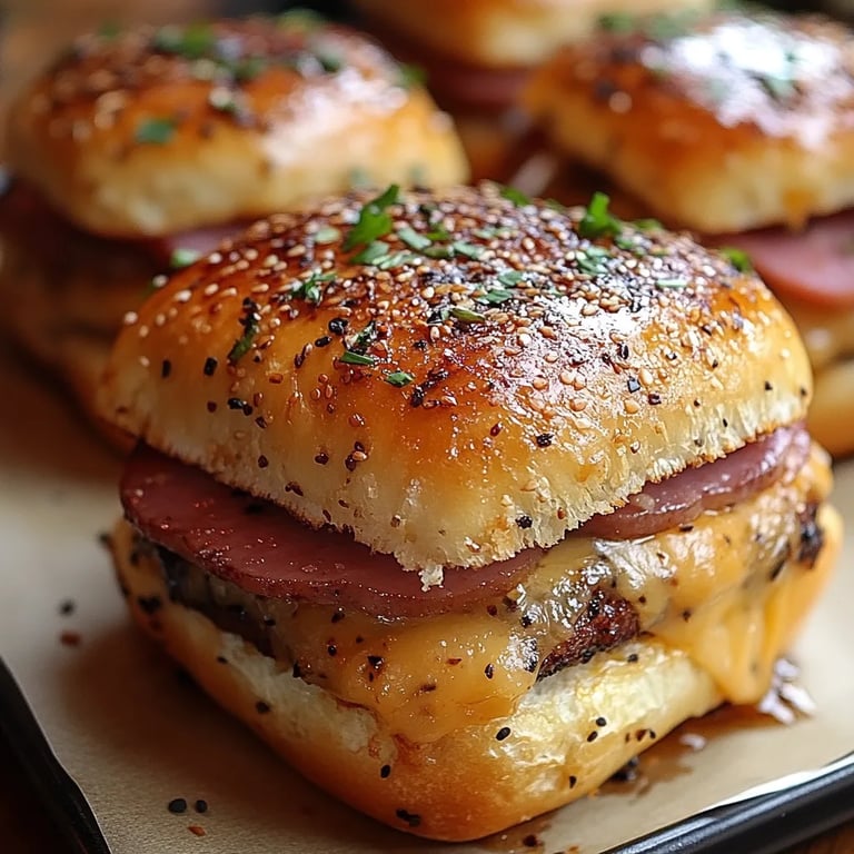 Sliders de Presunto e Queijo: Uma Receita Incrível e Definitiva
