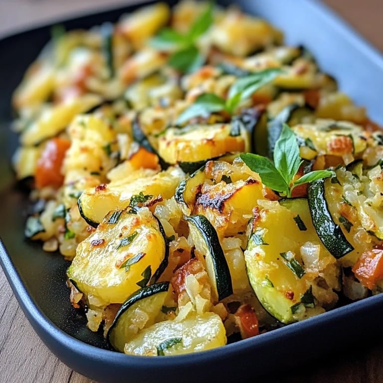Zucchini-Reis-Pfanne