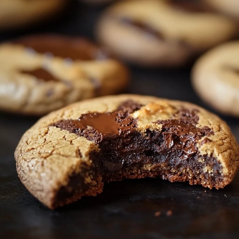 Zartschmelzende Brownie-Cookies