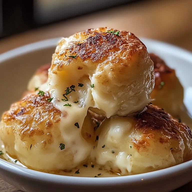 Mashed Potato Cheese Puffs