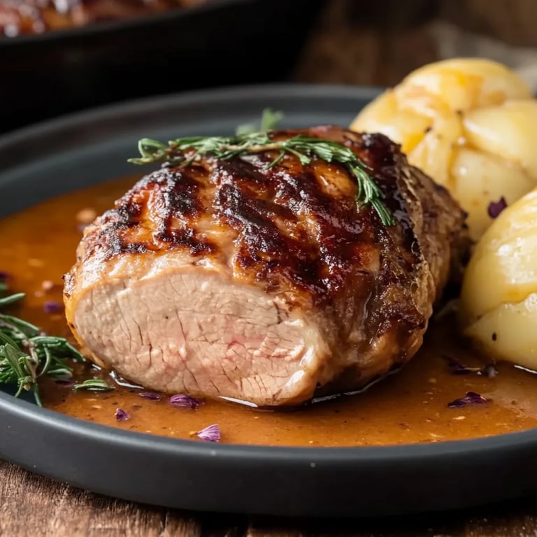 Weihnachtliche Rinderbraten