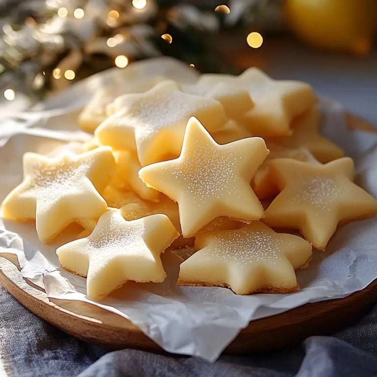 Zarte Zitronensterne