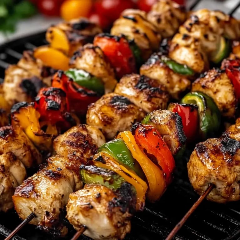 15 Chicken Kabobs on the Grill
