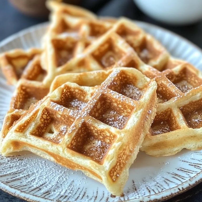 Spekulatius-Waffeln zu Weihnachten