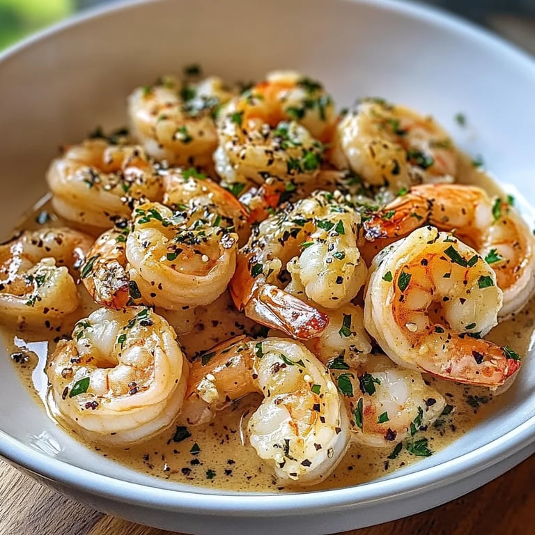 Easy Creamy Garlic Shrimp (15 Minutes)