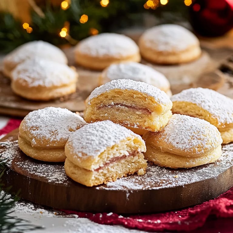 Weihnachtskekse mit Marzipan