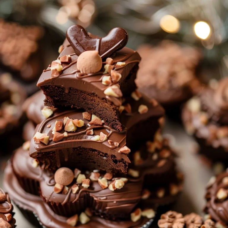 Nutella Plätzchen für Weihnachten
