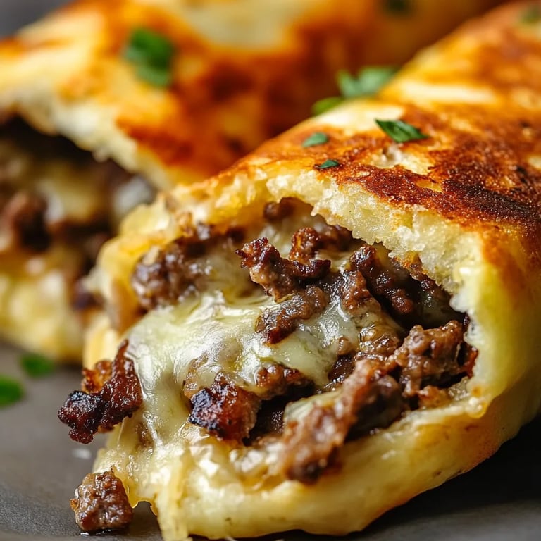 Keto Philly Cheesesteak Rolls