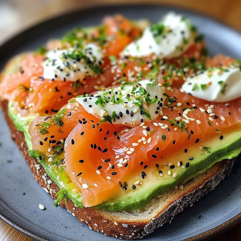 Smoked Salmon & Avocado Toast