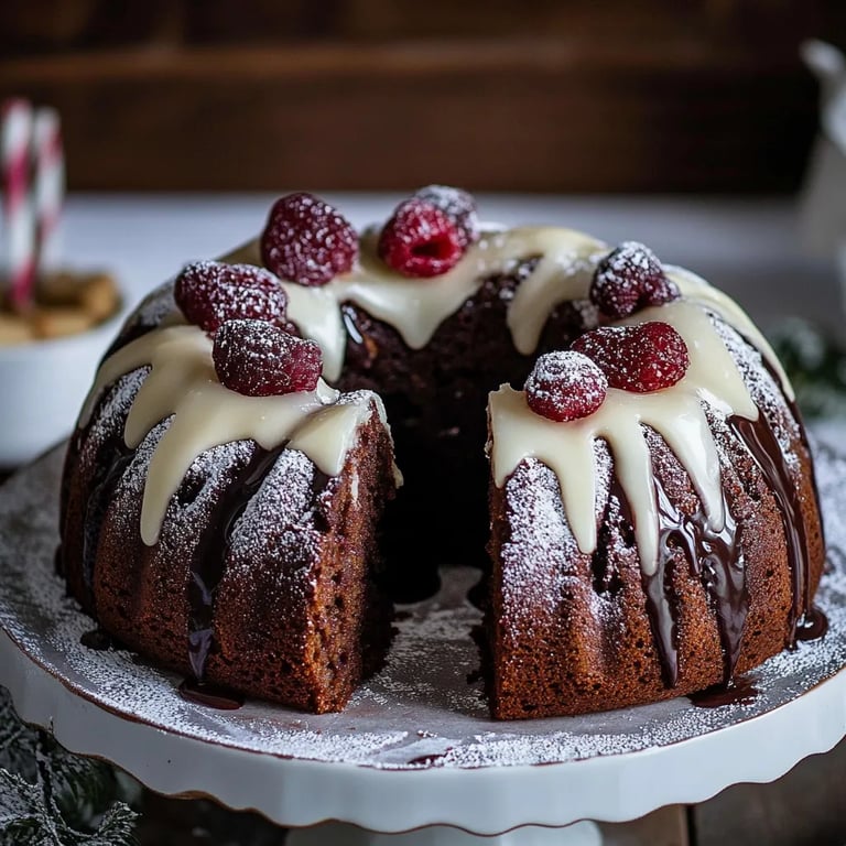 Lebkuchen Marmorkuchen Gugelhupf