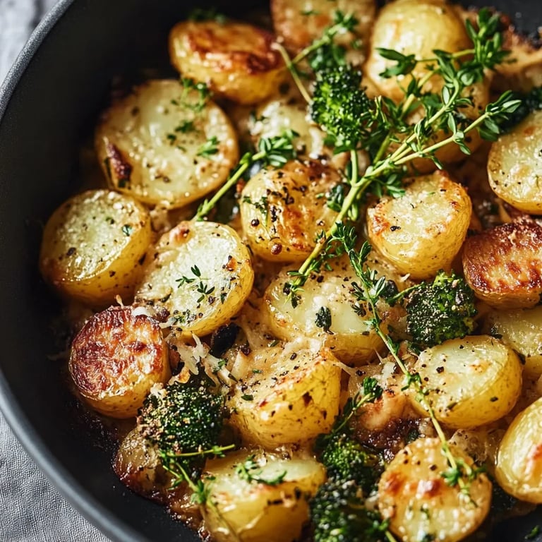 Unwiderstehlicher Kartoffel-Brokkoli-Auflauf