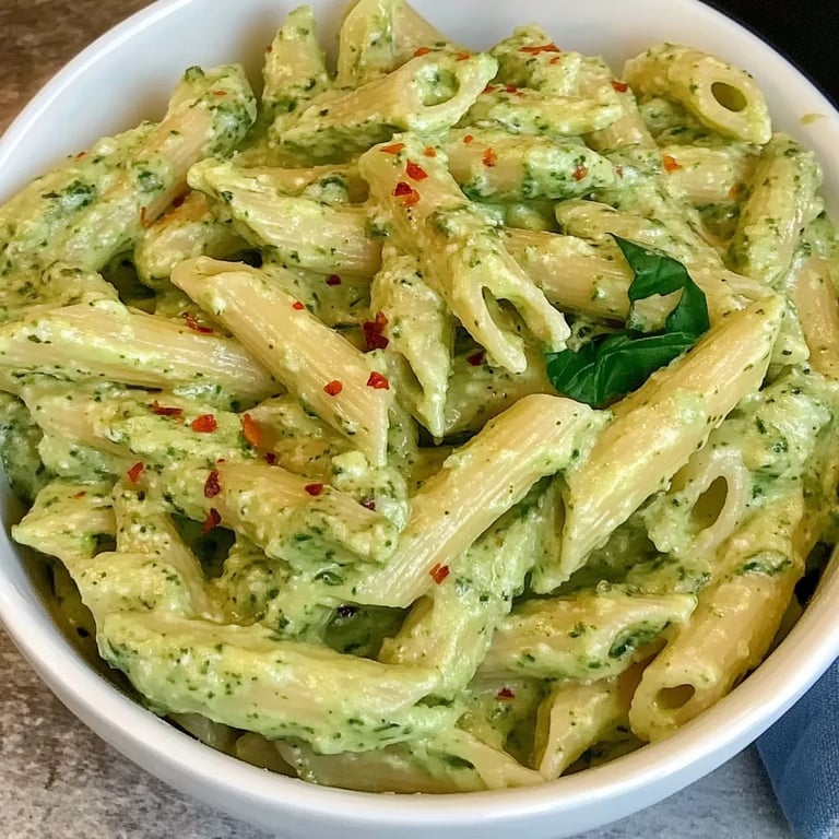 Cremige Avocado-Pasta
