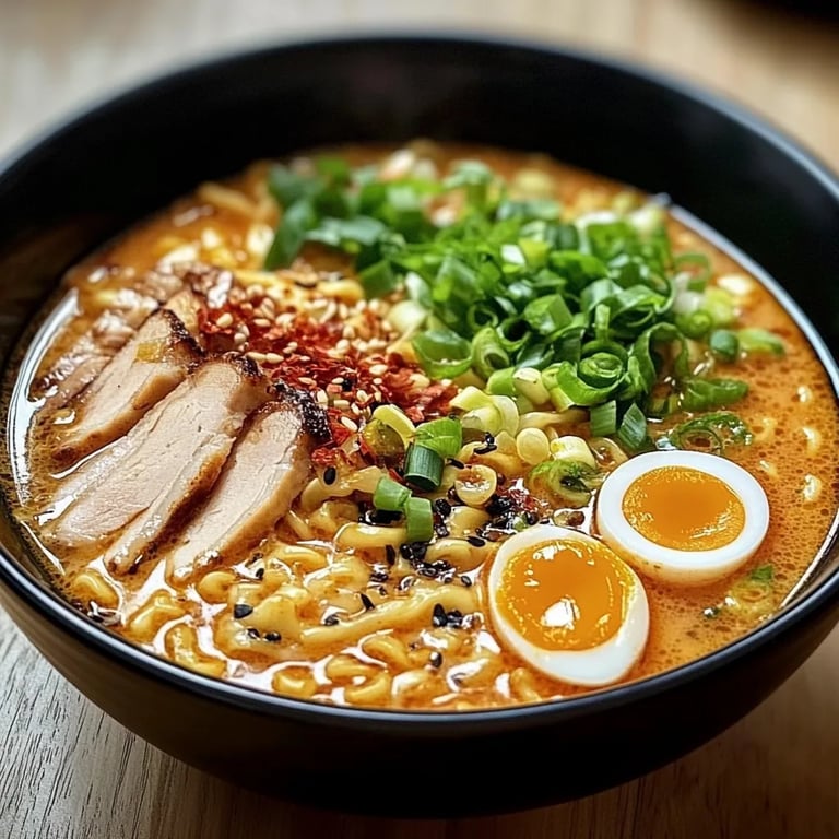 Heirate mich Hühnchen Ramen