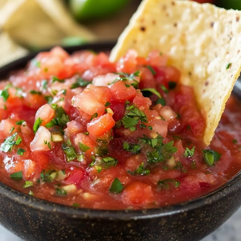 Homemade Salsa Recipe with Fresh Tomatoes