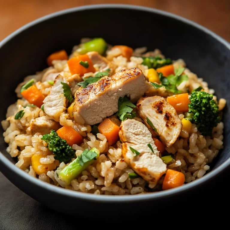 Arroz Integral con Verduras y Pechuga de Pollo: Una Increíble Receta Última
