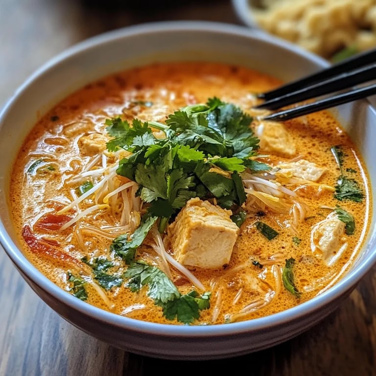 Thai Red Curry Noodle Soup
