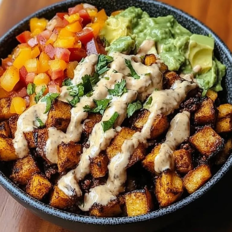 Süßkartoffel Burrito Bowl