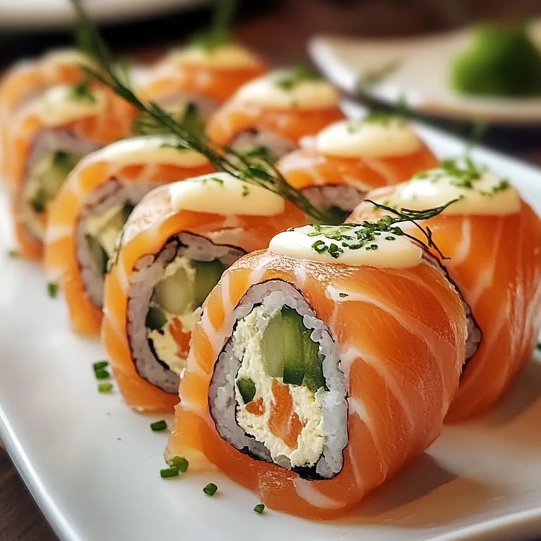 Elegant Chatelaine Smoked Salmon Rolls