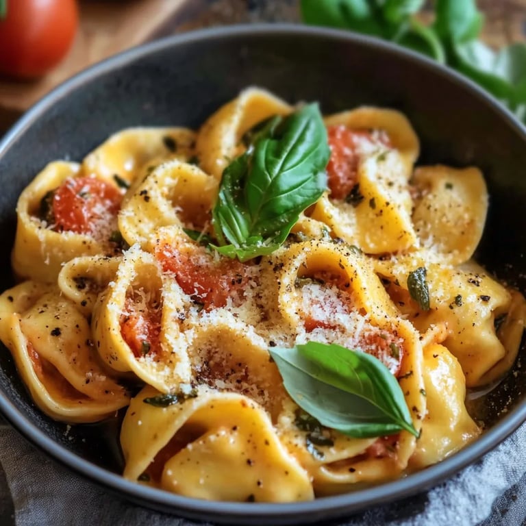 Cremige Tomaten-Tortellini