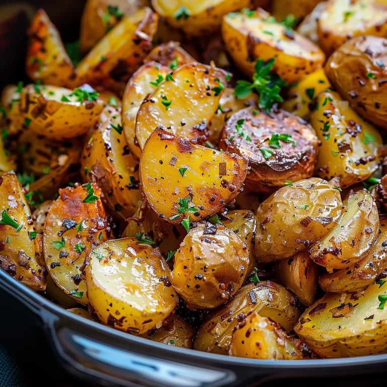 Crockpot Parmesan Roasted Potatoes
