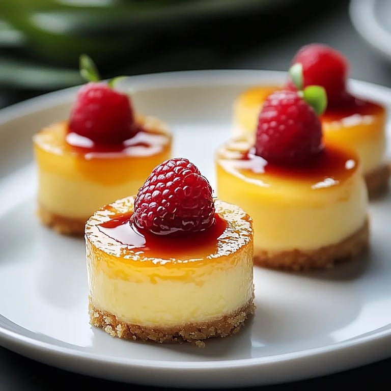 Mini Pineapple Upside-Down Cheesecakes