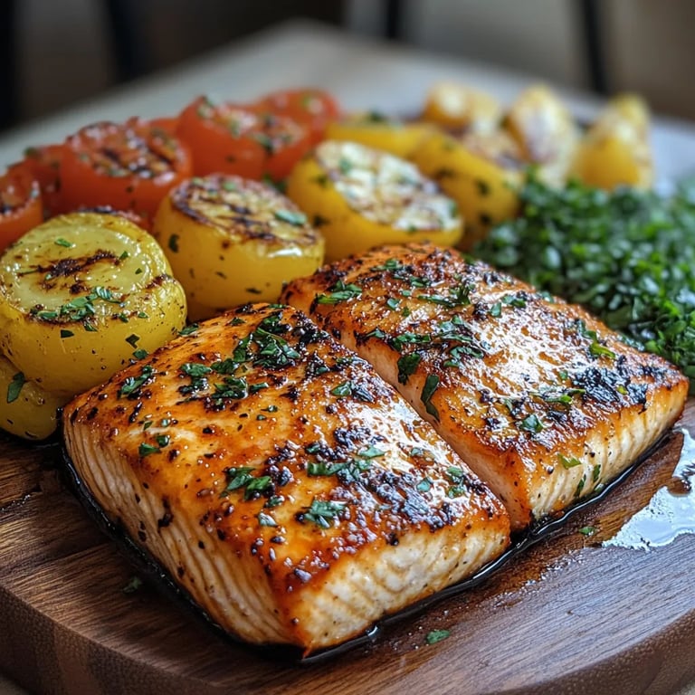 Salmón y Plátanos Fritos en Freidora de Aire: Una Increíble Receta Última