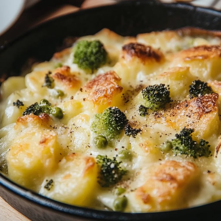 Kartoffelgratin mit Romanesco