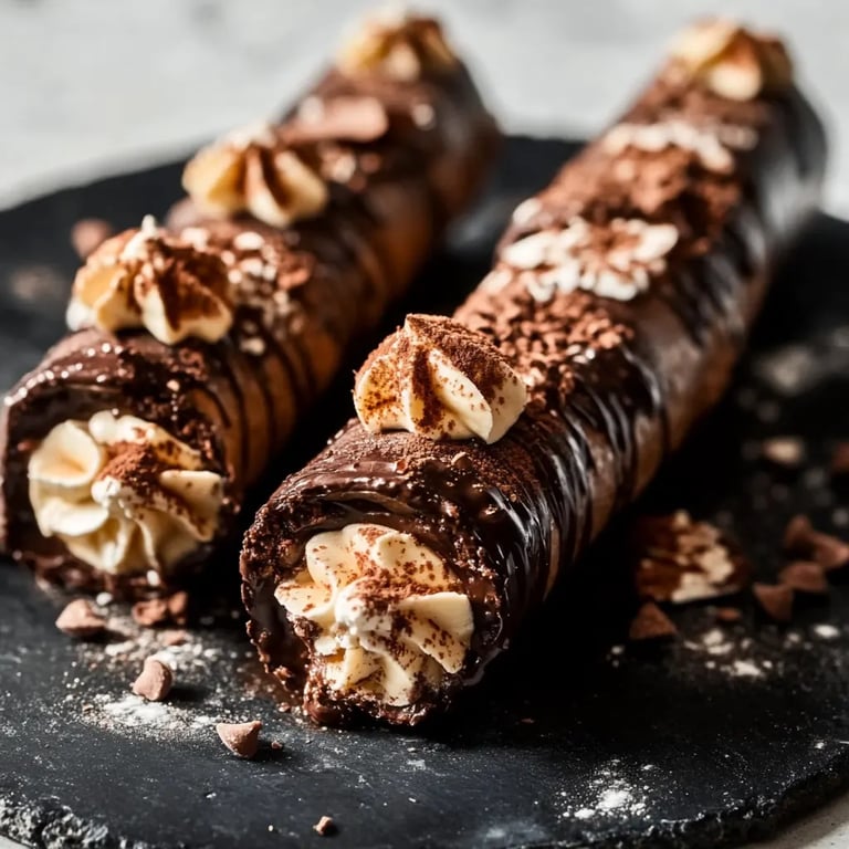Schokoladen-Cannoli