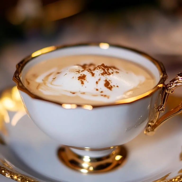 Feiner Kastanien-Cappuccino