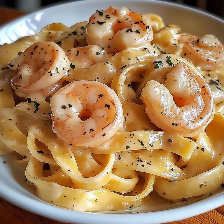 Creamy Shrimp Fettuccine Pasta with Homemade Alfredo Sauce: An Incredible 5-Step Recipe