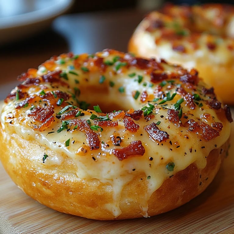 Cremige Bacon-Cheddar-Bagels: Ein Unglaubliches Ultimatives Rezept für 7 Personen