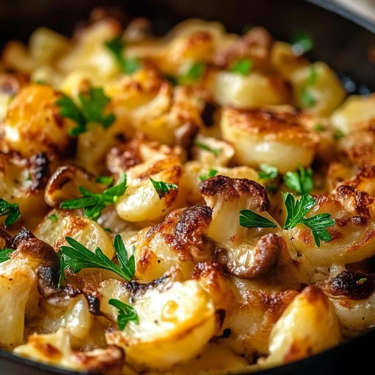 Blumenkohl-Auflauf mit Kartoffeln