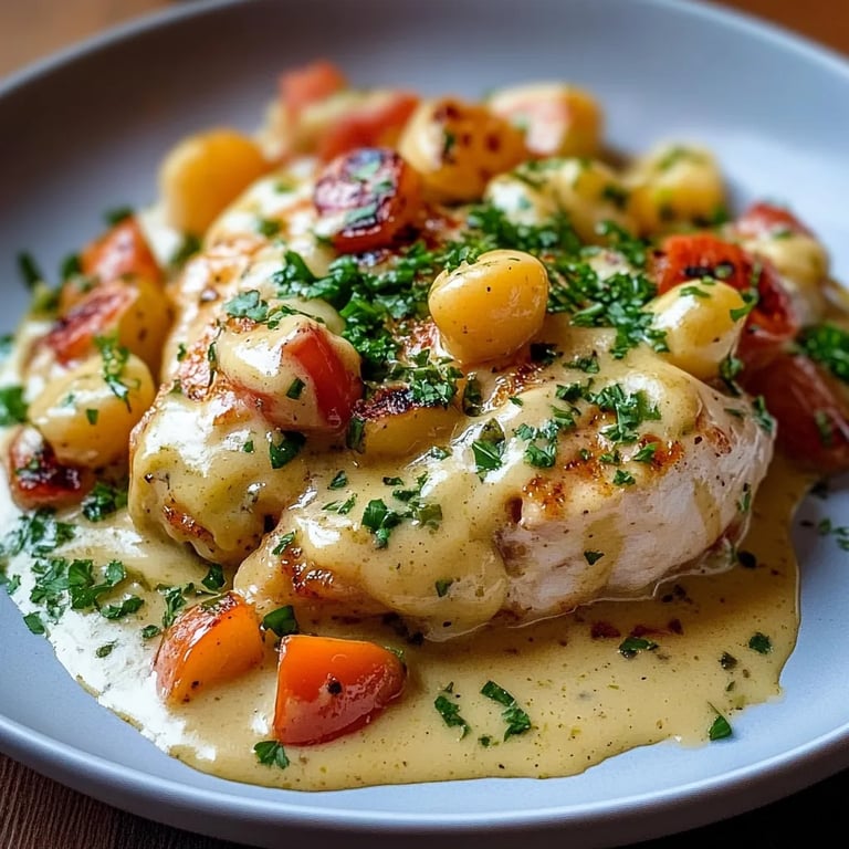 Reis mit Gemüse-Frischkäse-Sauce