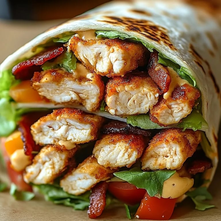 Crispy Chicken Bacon Ranch Wrap: The Ultimate Amazing Recipe