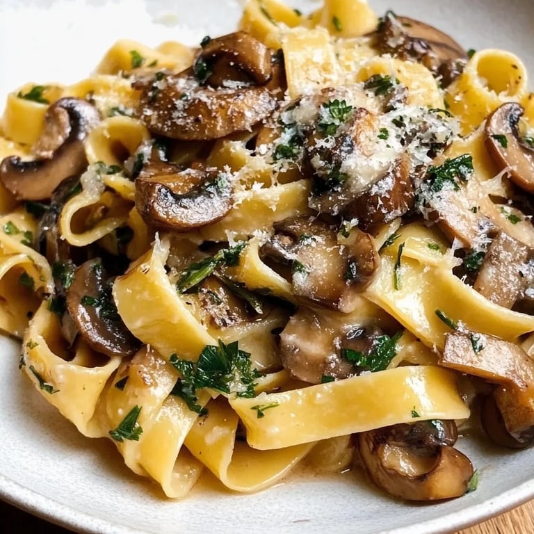 Garlic Mushroom Pasta