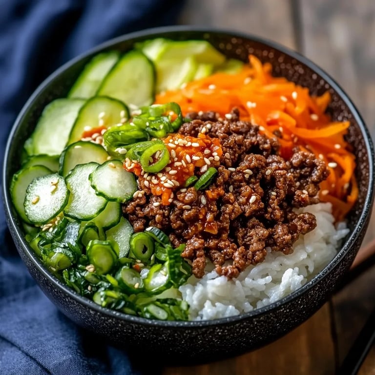Quick & Easy Korean Ground Beef Bowl – Better Than Takeout!